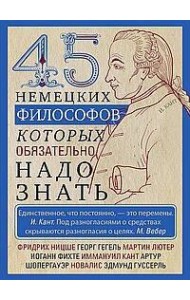 45 немецких философов, которых обязательно надо знать