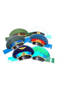 КМА-14800 Комплект масок-ободков для группы детского сада. 23 февраля. Военные профессии (6 шт. в комплекте)