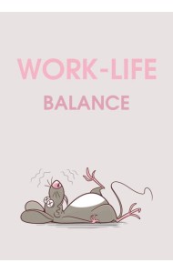 WORK-LIFE BALANCE. Ежедневник недатированный (А5, 72 л.)