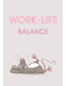 WORK-LIFE BALANCE. Ежедневник недатированный (А5, 72 л.)