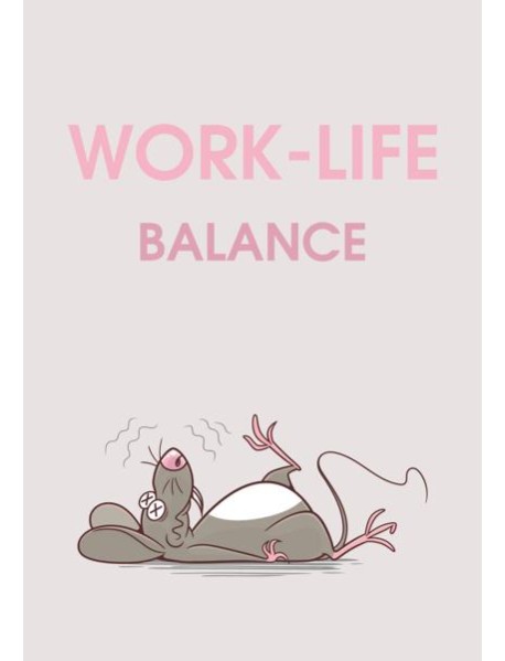 WORK-LIFE BALANCE. Ежедневник недатированный (А5, 72 л.)