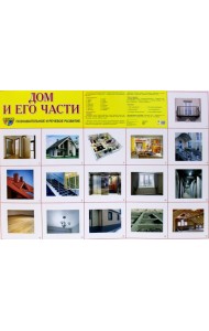 Демонстрационные плакаты. Дом и его части. Познавательное и речевое развитие (6 плакатов, формат А-2)