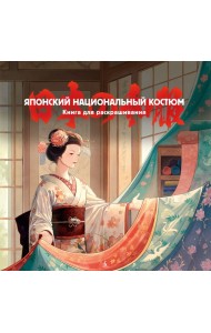 Японский национальный костюм. Книга для раскрашивания