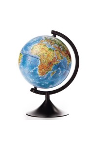 Глобен/Глобус Земли физический. Диаметр 210мм