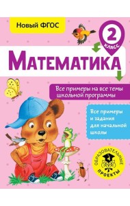 Математика. 2 класс. Все примеры на все темы школьной программы. ФГОС