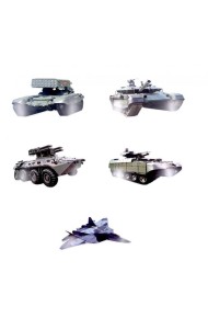 КБ-15819 Комплект вырубных плакатов для оформления интерьеров. Военная техника. 23 февраля (5 видов)