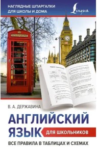 Английский язык для школьников. Все правила в таблицах и схемах