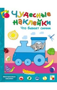 Что бывает синим. Книжка с наклейками