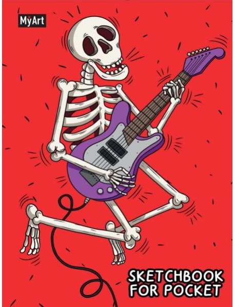 КанцПроф-П MyArt. Sketchbook for Pocket. Рок гитара