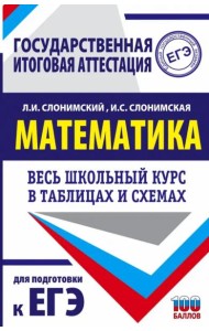 Математика. Весь школьный курс в таблицах и схемах для подготовки к ЕГЭ