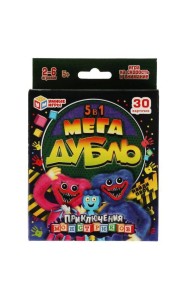 Приключения монстриков. Мегадубль. Найди пару. 95х110х20 мм. Умные игры. в кор.50шт