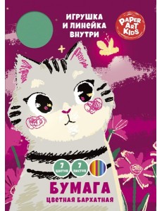 В цветах (набор цв.барх.бум. 7 л)