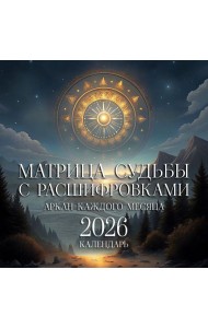 Матрица судьбы с расшифровками. Аркан каждого месяца. Календарь на 2026