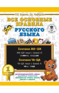 Русский язык. 1 класс. Все основные правила