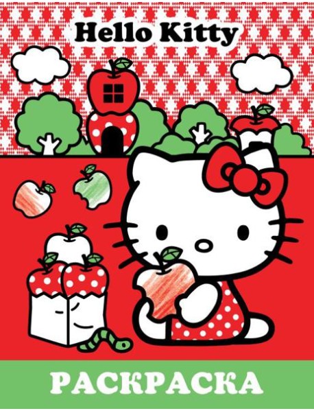 Hello Kitty. Раскраска