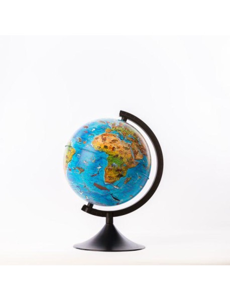 Глобен/Глобус Зоогеографический (Детский). Диаметр 210мм