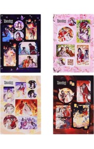 Благословение Небожителей. Хуа Чэн и Се Лянь. Стикерпак (4 листа)
