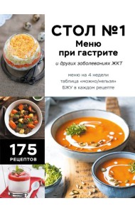 Стол №1. Меню при гастрите и других заболеваниях ЖКТ. С рекомендациями специалиста