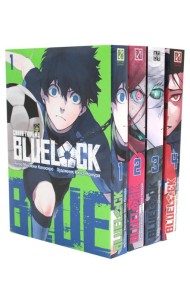 BLUE LOCK: Синяя тюрьма. Кн. 1-4 (комплект из 4-х книг)