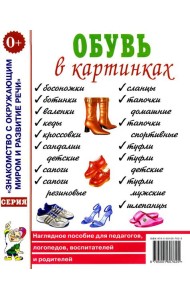 Обувь в картинках. Наглядное пособие для педагогов, логопедов, воспитателей и родителей