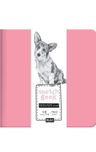 КанцПроф-П MyArt. Скетчбук 165х165. Корги