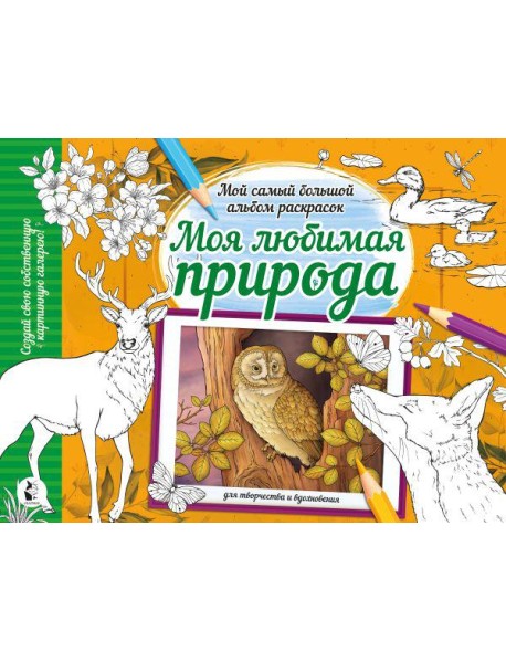Моя любимая природа: раскраска