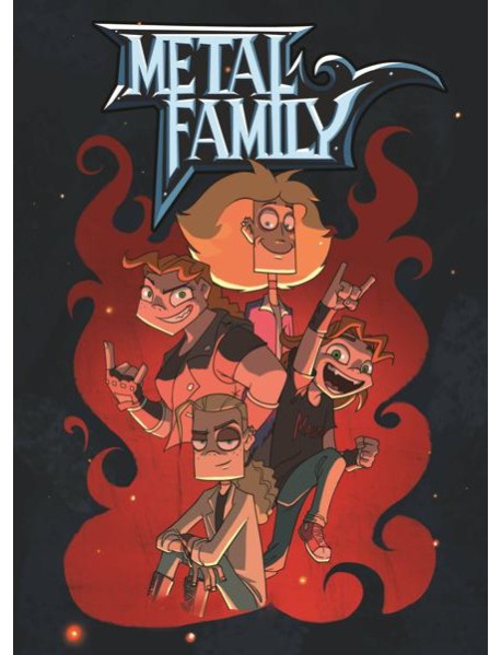 Блокнот в твёрдом переплёте “Metal Family”