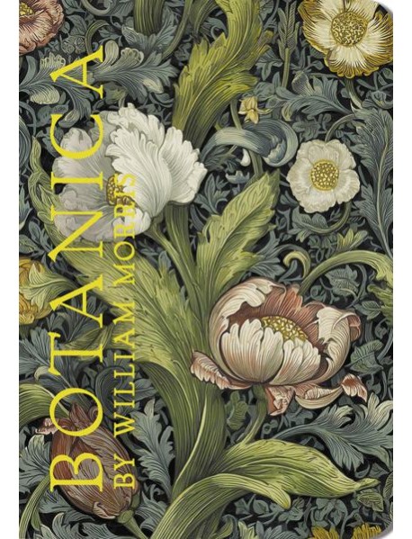 Блокнот BOTANICA by William Morris (белые и розовые цветы)