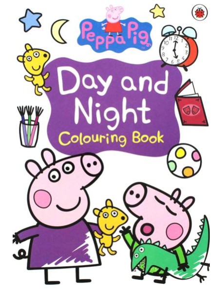 Peppa Pig - Day and Night - Colouring Book