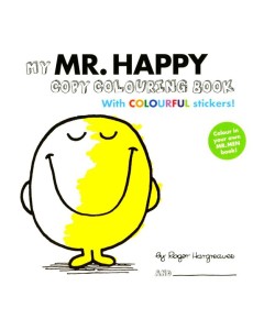 My Mr Happy (Colouring Book With Colourful Stickers)