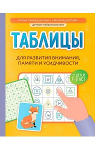 Таблицы для развития внимания, памяти и усидчивости у детей 7-9 лет. 2-е изд