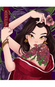 MyArt. БЛОКНОТ в линию Body Art. Цветы