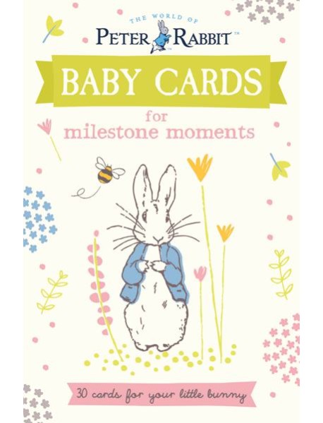 Peter Rabbit Baby Cards for Milestone M
