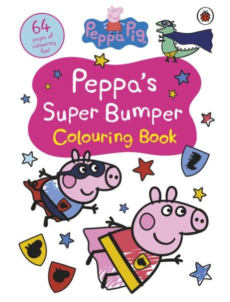 Peppa Pig Peppas Super Bumper Colouring