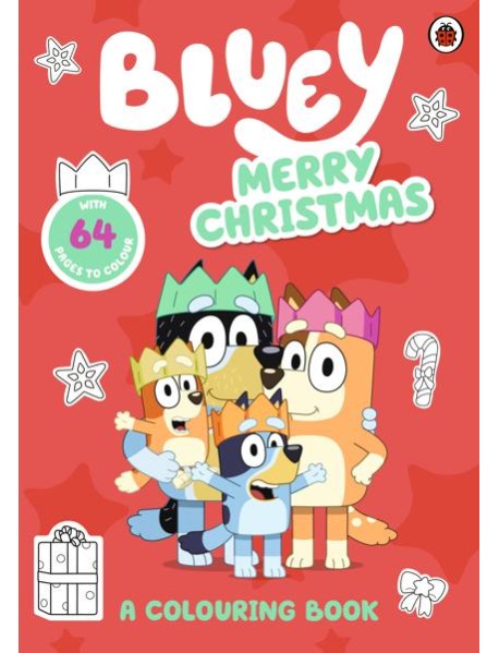 Bluey Merry Christmas A Colouring Book