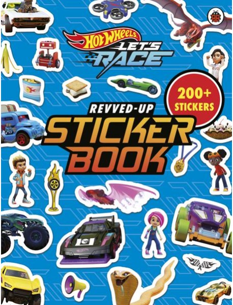 Hot Wheels Lets Race Revved Up Sticker