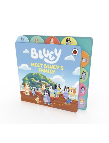 Bluey Meet Blueys Family Tabbed Board