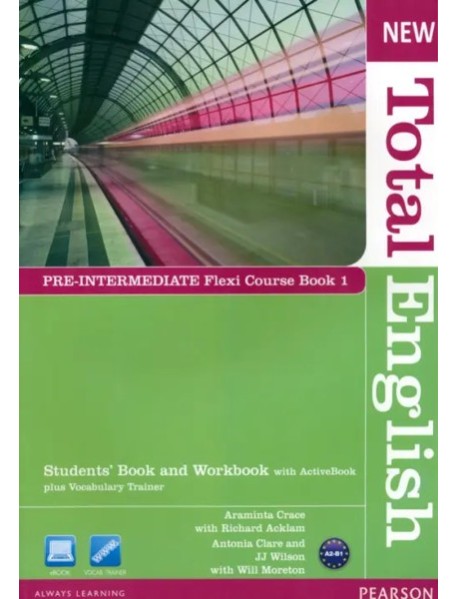 New Total English Pre-Inter Flexi 1 SBk + WBk+DVD